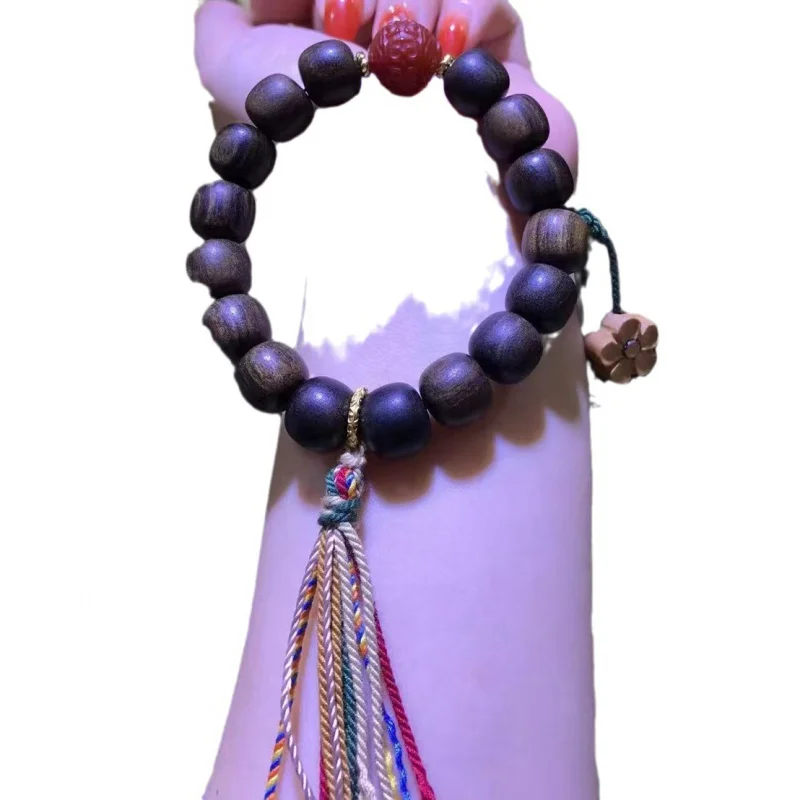 Eaglewood Buddha Beads Bracelet Agate