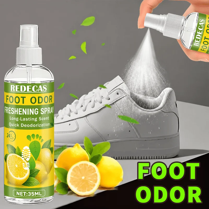 Shoe Freshener Spray, Odor Care, Remove Odor for Sports, Commuting, Long Wear, Fresh, for Sneakers, Leather, Casual, Work, Boots