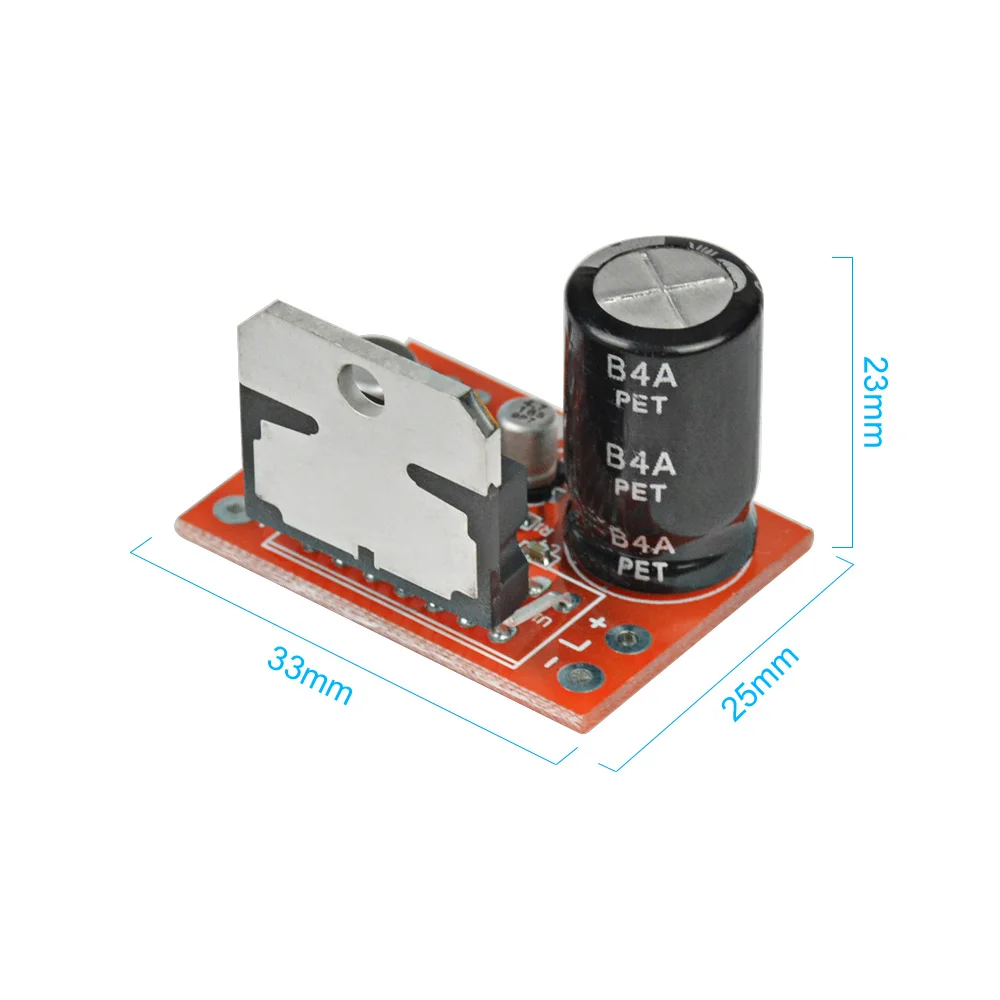 Carte d'amplificateur de puissance TDA7ino 9 Puissance CC 39W X2 Puissance technique Mini carte d'amplificateur stéréo audio DC9V-17.5V