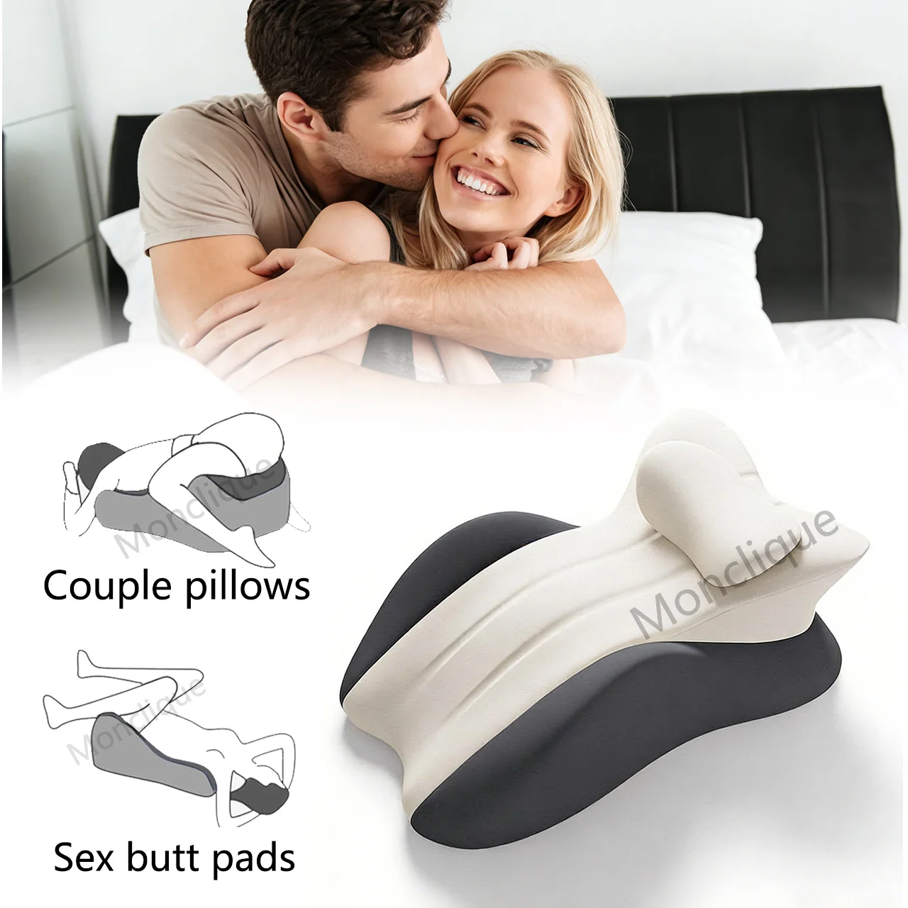 

Подушка для массажа на животе из пены с эффектом памяти, эргономичная подушка для поддержки поясницы, корректирующая подушка для расслабления тела, для пар, для новых поз, съемная