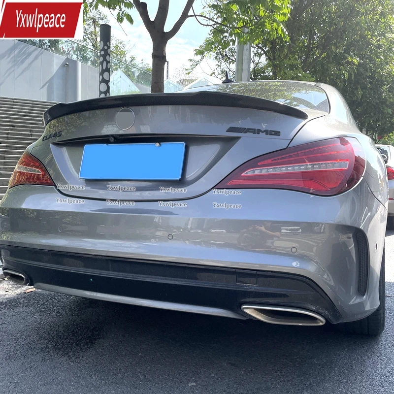 

FD Style Real Carbon Fiber Rear Trunk Spoiler Wing For Benz CLA Spoiler CLA45 W117 C117 CLA 200 250 260 AMG 2013-2017