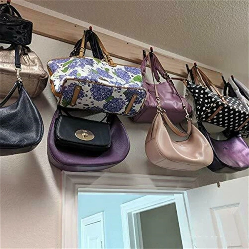 خطافات دراجة مثبتة على الحائط عالية السعة مكونة من 6 عبوات من الصلب المتين لتخزين أدوات الحدائق الثقيلة والدراجات A2BB