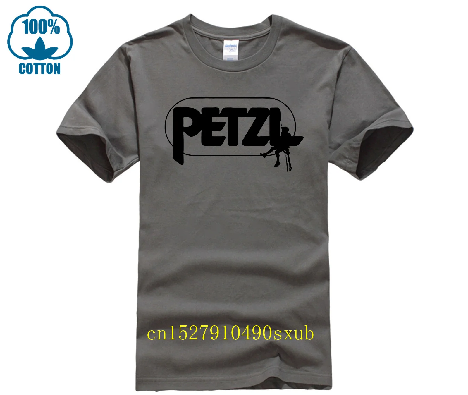 2024 Men T Shirt Casual PETZL Life Wall Climbing Hiking and Trail Running Camping Drifit T-shirt