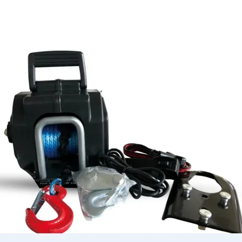 Portable 2000lb 3500lb 5000lb 11000lb 15000lb 12V Wireless Remote Control Electric Boat Trailer for Boat Winch