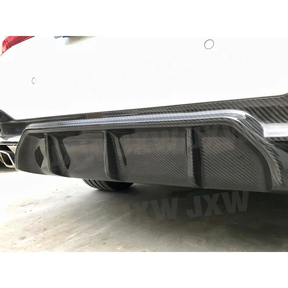 

JXWANCF For 5 Series Carbon Fiber Rear Bumper Lip Diffuser For BMW G30 G31 G38 M Tech M Sport 2017-2023 Bumper Protector Spoiler