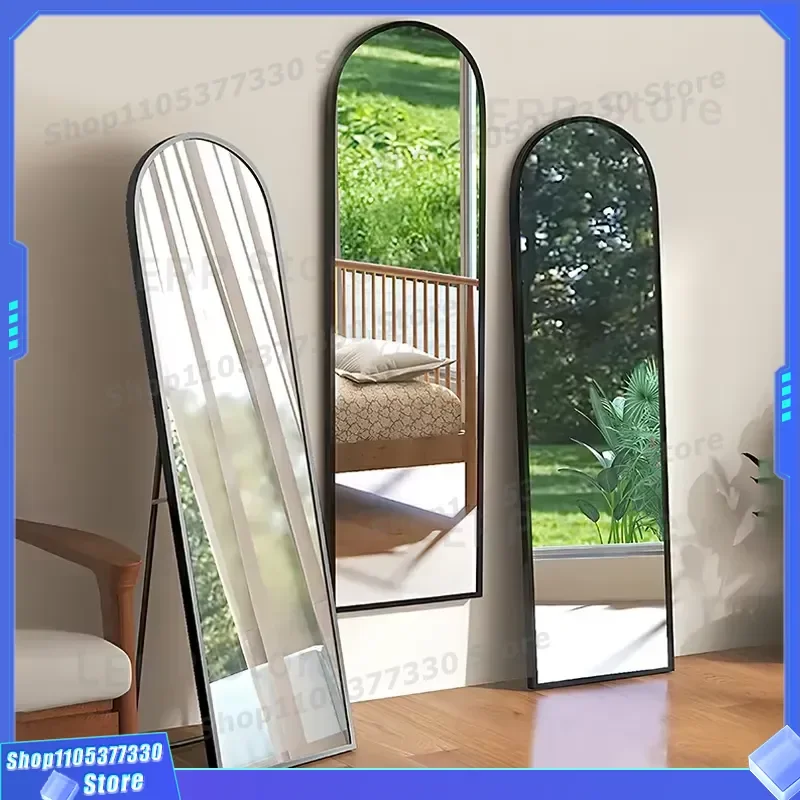 Modern Vaulted HD Lighting Vanity Mirror for Living Room Apartment Hotel Salon and Cloakroom Decorative Wall Mounted Glass