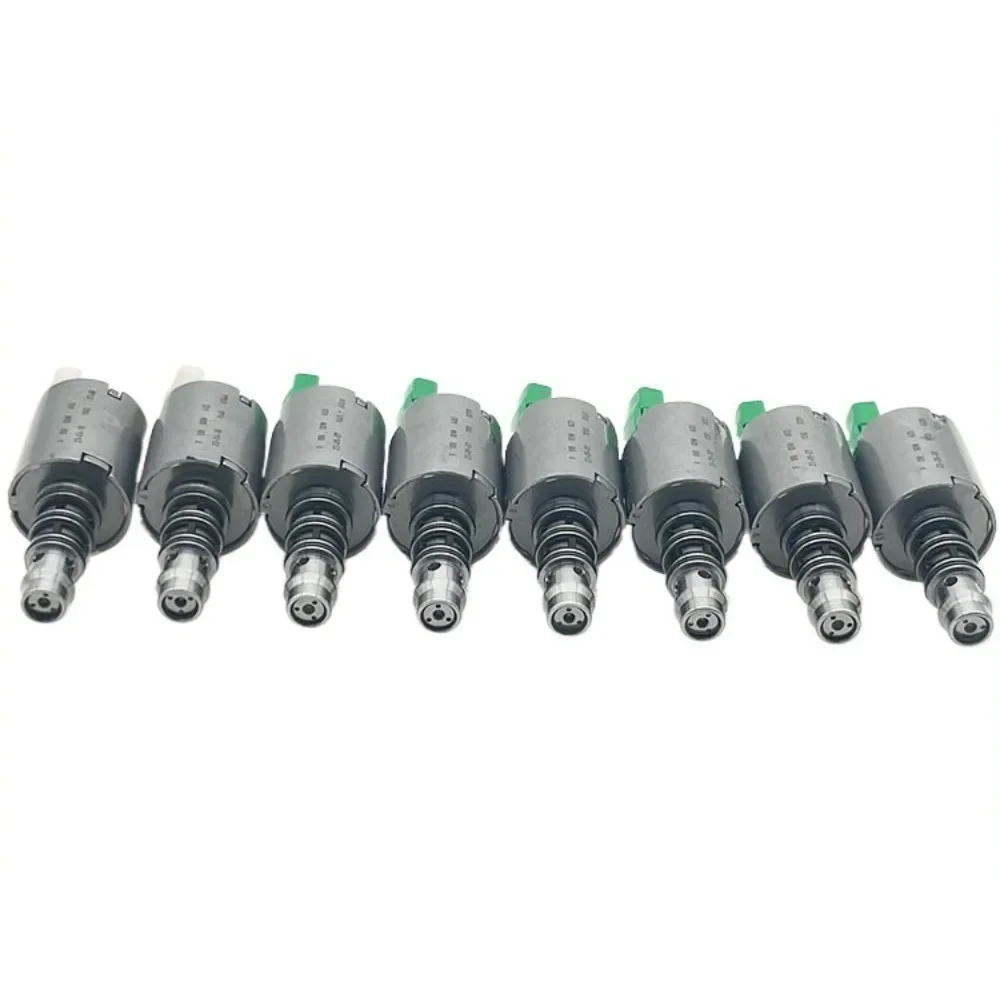 Original New 0AM DQ200 Transmission Dual Clutch Shift Oil Pressure Solenoid Valve 8PCS/Set For Volkswagen Audi Skoda