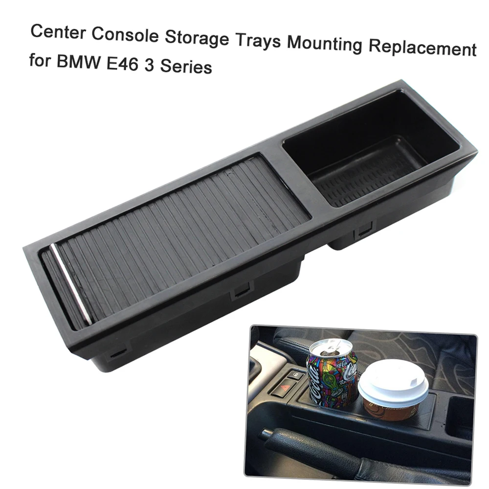 Center Console Storage Trays Mounting Replacement for BMW E46 3 Series Center Console Storage Center Console Storage Strong