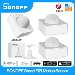 SONOFF Smart Motion Sensor Work With Base ZigBee PIR3-RF 433Mhz Movement Detector Via EWeLink APP Smart Scene For Smart Home