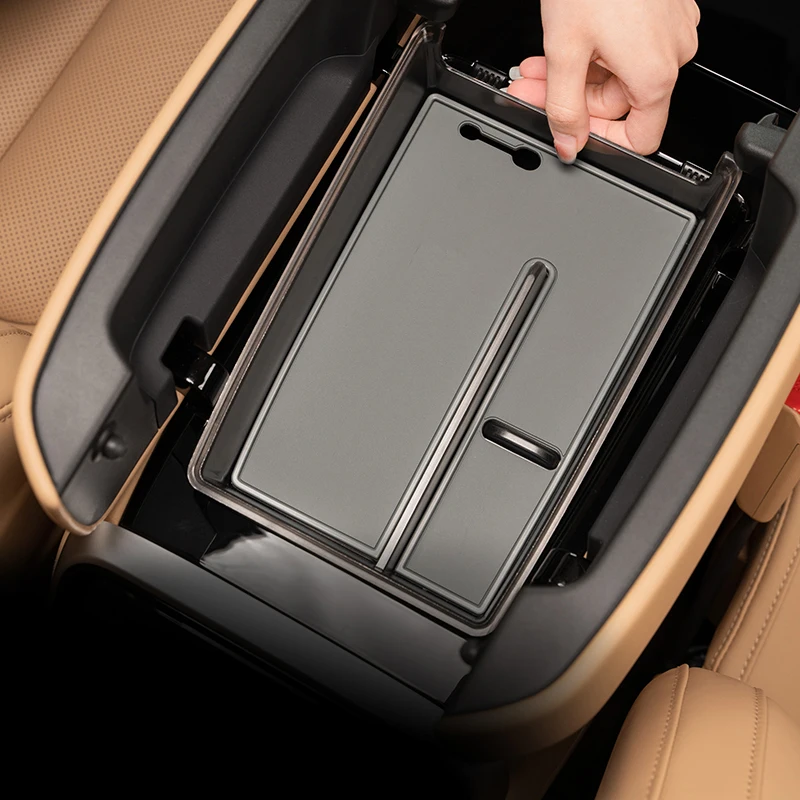 FOR SERES 7 HUAWEI AITO M7 Centre Console Organiser Armrest Storage Box Tray Glove Box Layered Box Inter Spare Parts Accessories