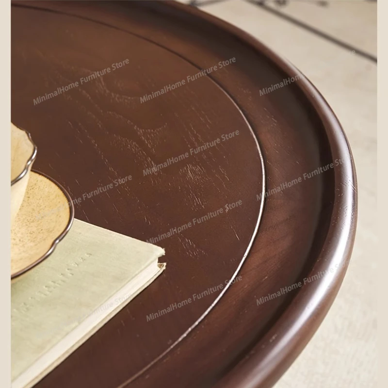 

Двухслойные журнальные столики для небольших квартир, винтажные журнальные столики, изысканная мебель для гостиной, Jamuan Minum Teh YSCJ