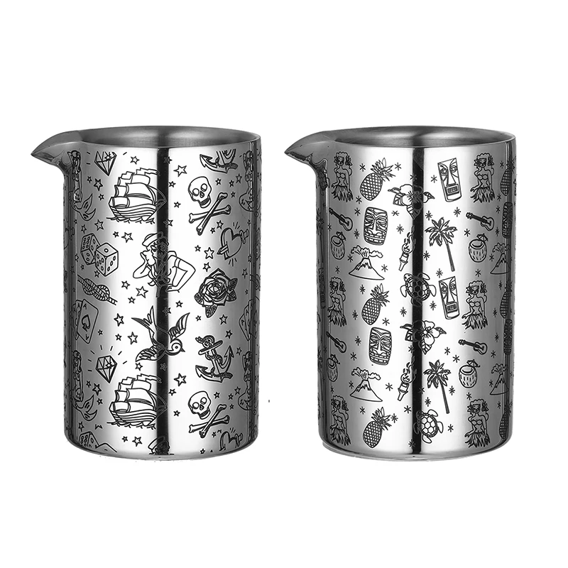 

580ml Stirring Tin Cocktail Mixing Glass Double-walled and vacuum insulated for temperature consistency