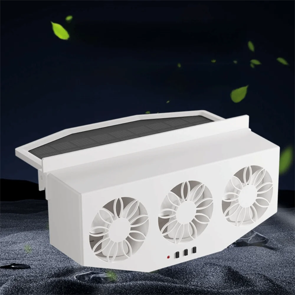 Solar Powered Solar Powered Car Ventilator Low Energy Consumption Continuous Operation Auto Air Vent No Extra Power Supply