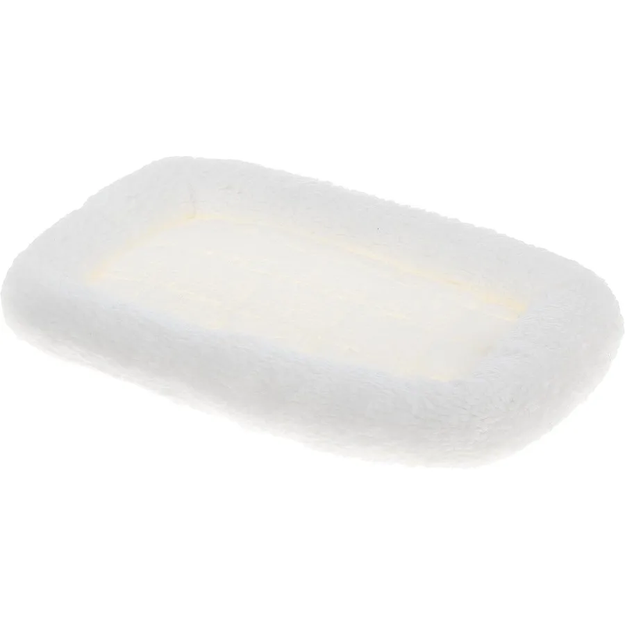 سرير الحيوانات الأليفة المدمج للسفر لحاملات الكلاب والقطط الصغيرة: يناسب حاويات السفر البلاستيكية مقاس 19 بوصة مثالية للسلالات الصغيرة أثناء Airp