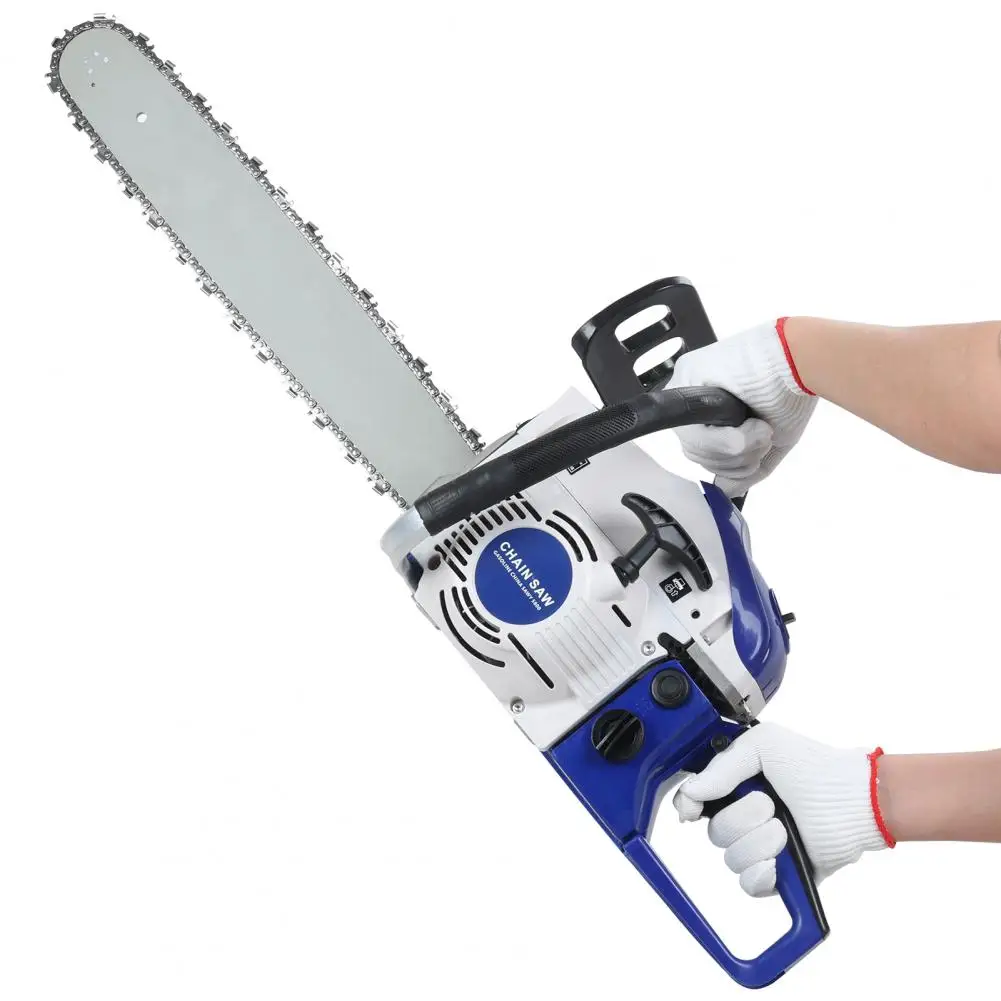 Gas Chainsaw, Ergonomic Design Heat Dissipation 58CC 2-Cycle Gas Saw, 20 Inch High-Power Cordless Logging Saw For Wood Cutting