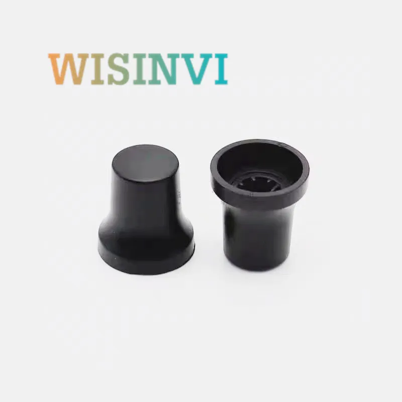 10PCS 17.5*19.5mm Plastic Half Shaft Knob Diameter 17.5mm Height 19.5mm Potentiometer Encoder Knob D-Shaped Inner Hole 6mm