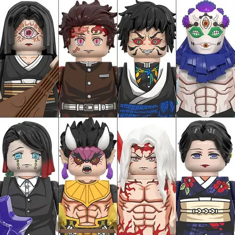 2025 हॉट टॉयज़ WM6116 WM6138 डेमन स्लेयर ब्लेड बिल्डिंग ब्लॉक्स मिनी एक्शन फिगर एक्सेसरीज़ हैलोवीन क्रिसमस गिफ्ट्स बच्चों के लिए 6 best sales लेगो मंगा - №4