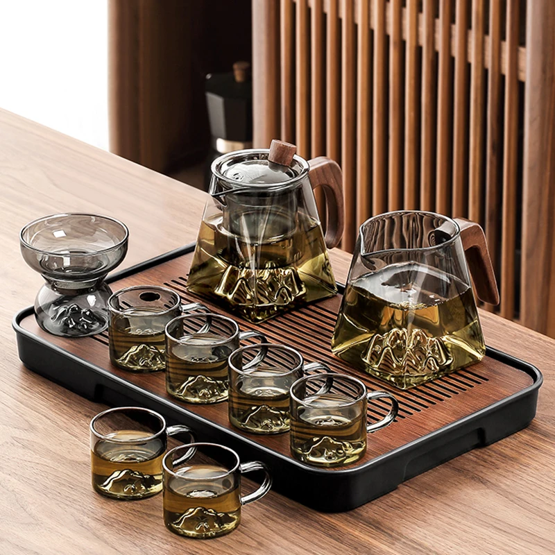 

Tableware Samovar Tea Set Coffeeware Ceramic Kung Fu Japanese Ceremony Coffee Tea Set Travel Service Juego De Te Home Products