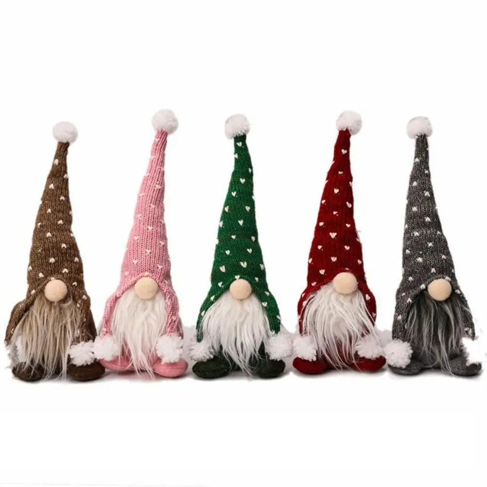 

Sitting Doll Xmas Kids Gift Christmas Pendant For Home Tabletop Figurines Faceless Doll Christmas Decoration Gnome Doll