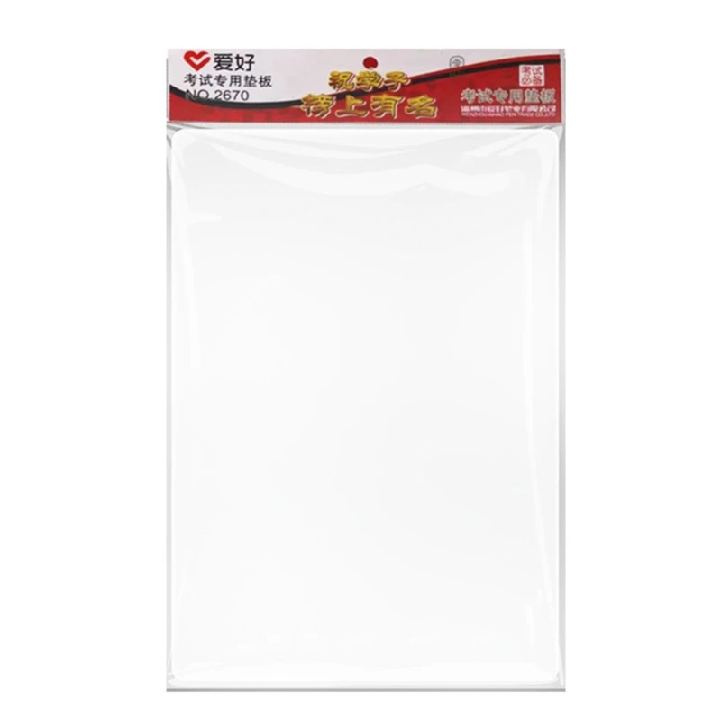 ล้าง PVC Exam Writting Pad Soft Ink-Antiseep Clapboard สำหรับ Home Office ใช้ K1KF