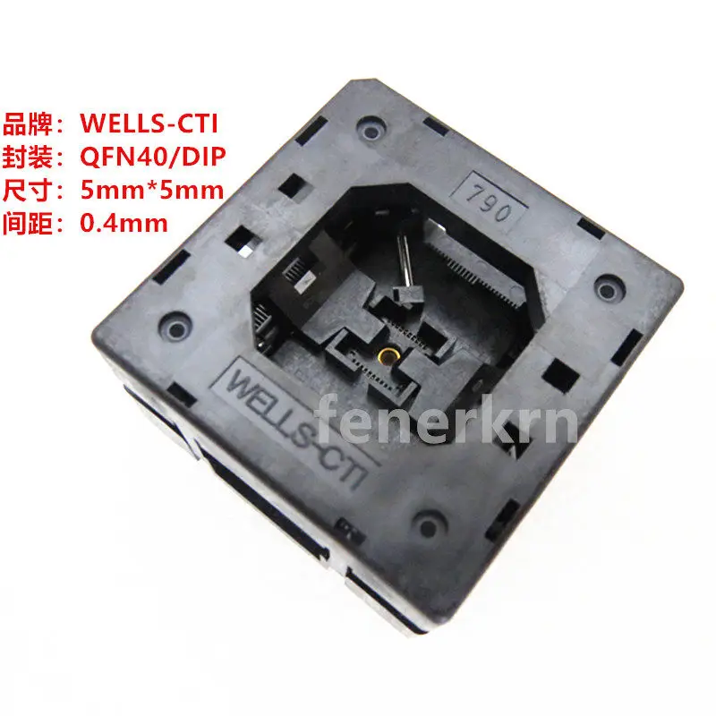 Test Fixture 790-62040-101G/QFN40 Burn-in Fixture 5*5mm P0.4mm Imported