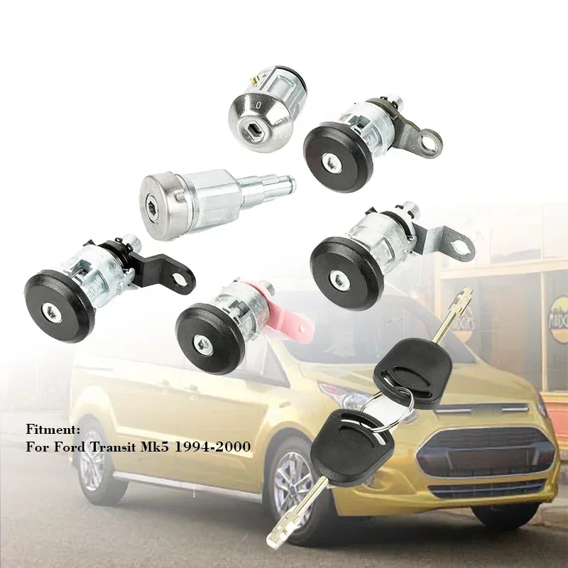 NEW Complete Vehicle Lock Key Set for Ford Transit MK4 MK5 1992 - 2000 95VB-B22050-FG