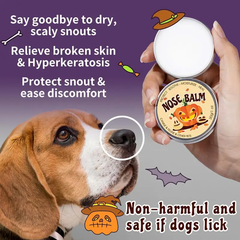 Dog Snout Soother Revitalizing Natural Dog Skin Balm Dog Dry Nose Moisturizer Soothing Nose Balm Instant Hydrating Dog Supplies