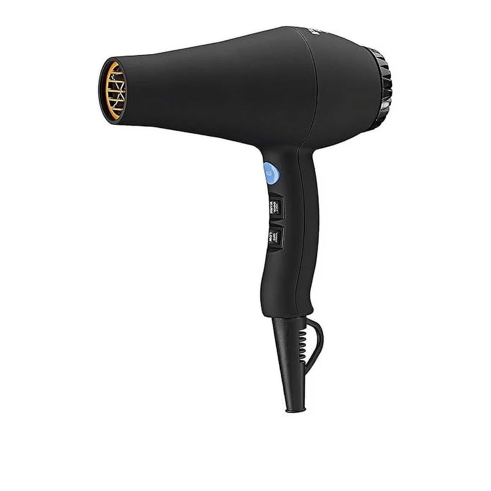 مجفف شعر سيراميك بورسلين أيوني عالي الأداء 1900 وات مع 6 إعدادات لسرعة الحرارة فوهة مكثف لقطة رائعة خفيفة الوزن