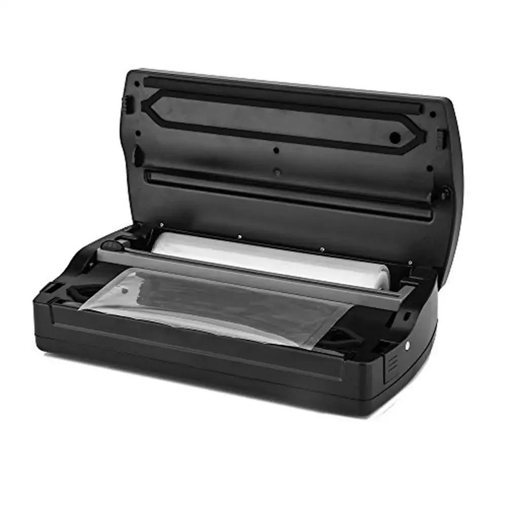 Vacuum Sealer with Dual Pump Roll Holder 2 Modes Pulse Function 12-Inch Black 958Mbar Power 310mm Width Dual Pump Included