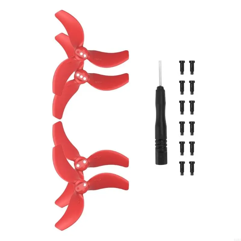 4pcs طائرات مراوح مراوح ضوضاء منخفضة الضوضاء مرادف
