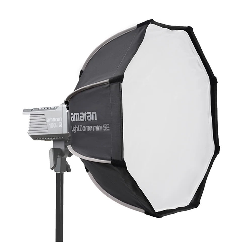 Aputure Amaran Light Dome Mini SE Quick Setup Compact Octagonal Deep Parabolic Softbox with Bowens Mount for 300c Video Light