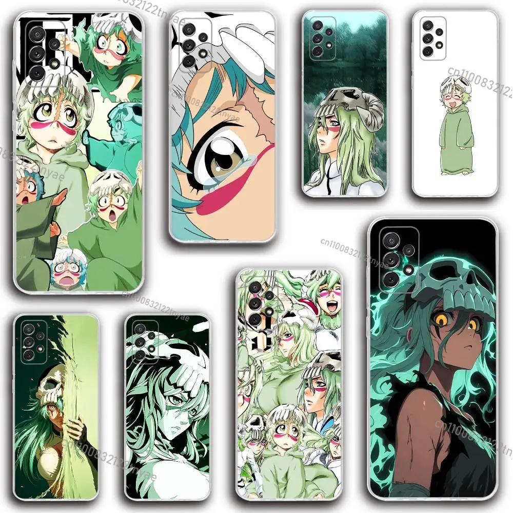 

B-BleachS N-Nelliel-s Phone Case Silicone For Samsung S30,23,21,22,20 FE lite,S10,9,PIus Note20ultra Soft Transparent