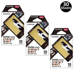 For Fujifilm Instax Mini Color Film Contact Sheet Film 10-30 Sheets For Fuji Mini 12 11 8 9 7s 25 26 70 90 Instant Camera SP-1