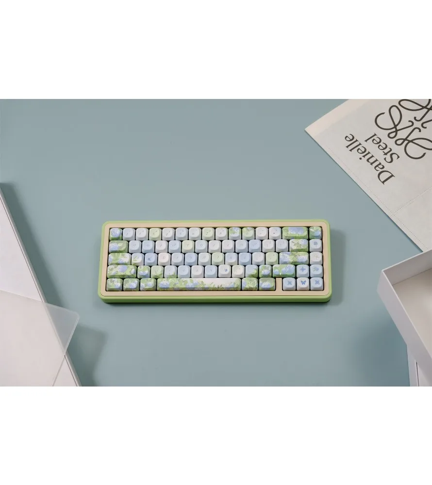 Колпачки для механической клавиатуры с сублимационной печатью Wooting Summer Keycap PBTXOA (размеры)