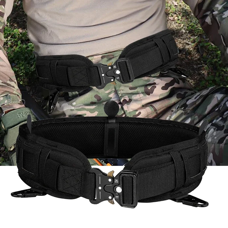 Men\'s Belt Army Outdoor Hunting Tactical Multi Function Combat Survival High Quality Marine Corps Canvas For Nylon Male Luxury