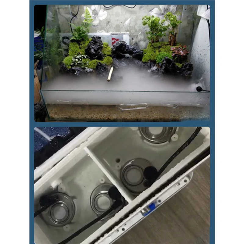 ABKR-2Pcs 40X46mm Humidifier Ultrasonic Mist Maker Industrial Incubator 24V Nebulizer Atomizer Head Fogger