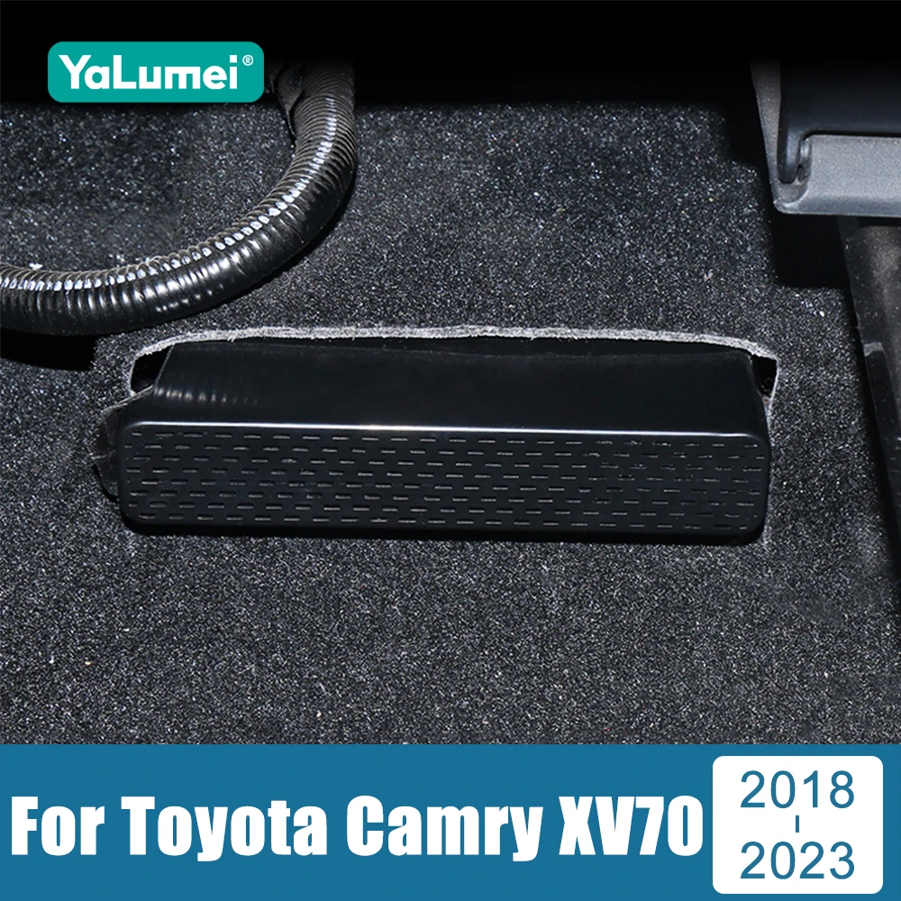 

For Toyota Camry XV70 2018 2019 2020 2021 2022 2023 Hybrid ABS Car Air Outlet Cover Back Seat Under Air Conditioning Vent Net