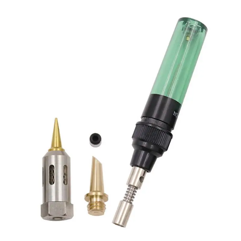 4 In 1 Soldering Iron Kit Welding Pen Burner Blow Torch Gas Soldering Iron Cordless B Utane Tip Tool 1300 Celsius BUtan e