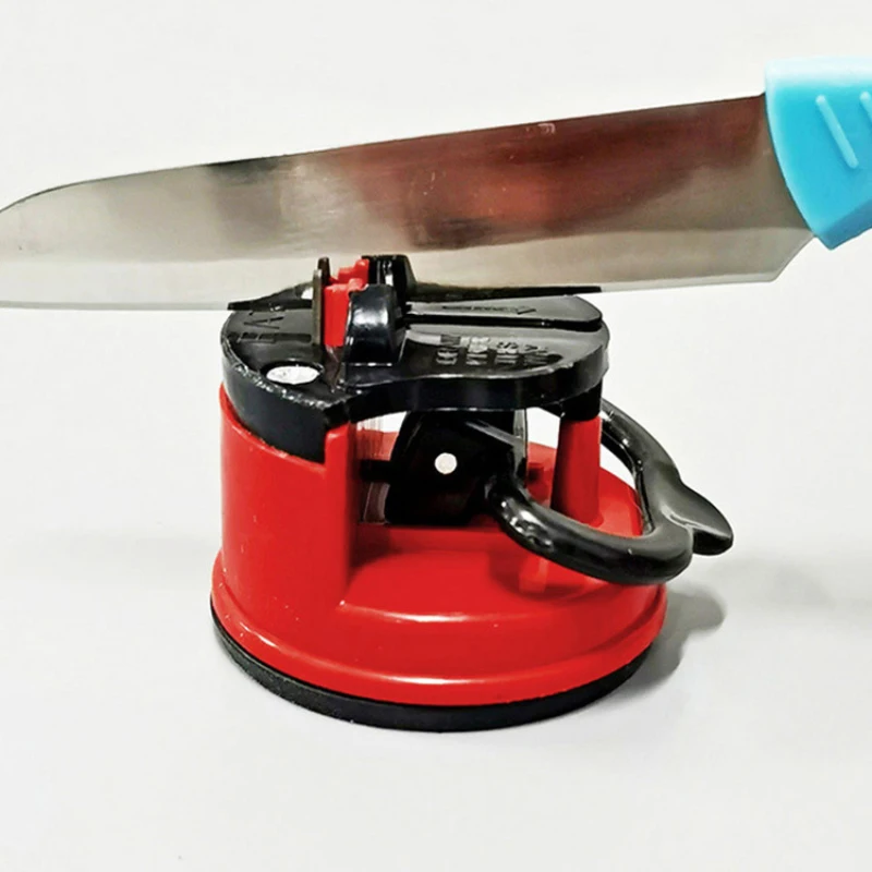 Affilacoltelli da cucina affilatura facile e sicuro per Sharpens coltelli da cuoco forbici Mini affilacoltelli portatile strumento di aspirazione