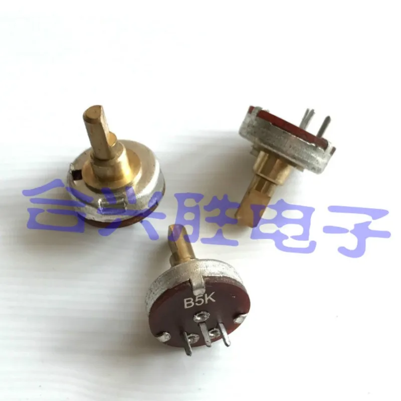 2 Piece 13 Type Potentiometer B5K Rotate 220 Degrees Game Console Airplane Toy Model Remote Control Shaft Length 10MM