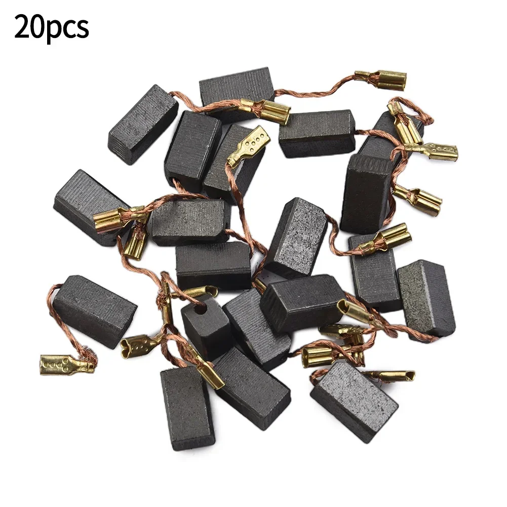 Part Carbon Brushes Replacement 6*8*14mm 20pcs For Angle Grinder Electric Drill Corrosion Resistance Accessories