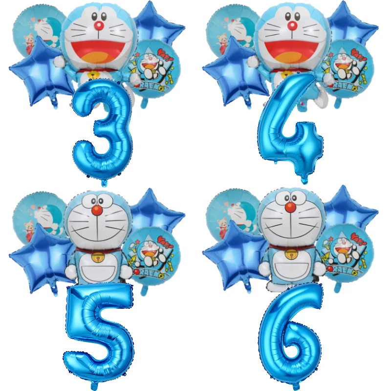 Набор-из-6-фольгированных-шаров-с-цифрами-Дораэмон-для-дня-рождения-новые-украшения-для-вечеринки-декоративные-реквизиты-для-фотосессий-подарок