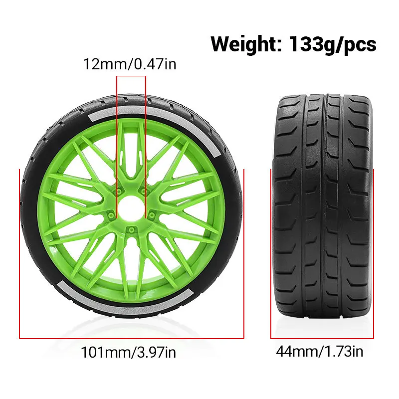 ARRMA 1/7 Firebird FELONY FSR Feishen Flat Run 1/7 MODEL GT Tire Racing Road Tire