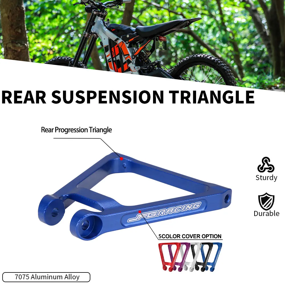 Motorcycle 7075 CNC Reinforced Rear Progression Suspension Triangle For Surron Sur-Ron Light Bee S X For Segway X160 X260 X 160