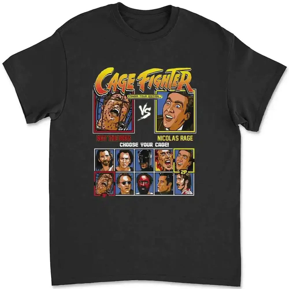 Cage Fighter Not The Bees Vs Nicolas Rage Choose Your Cage T-shirt IZ6E