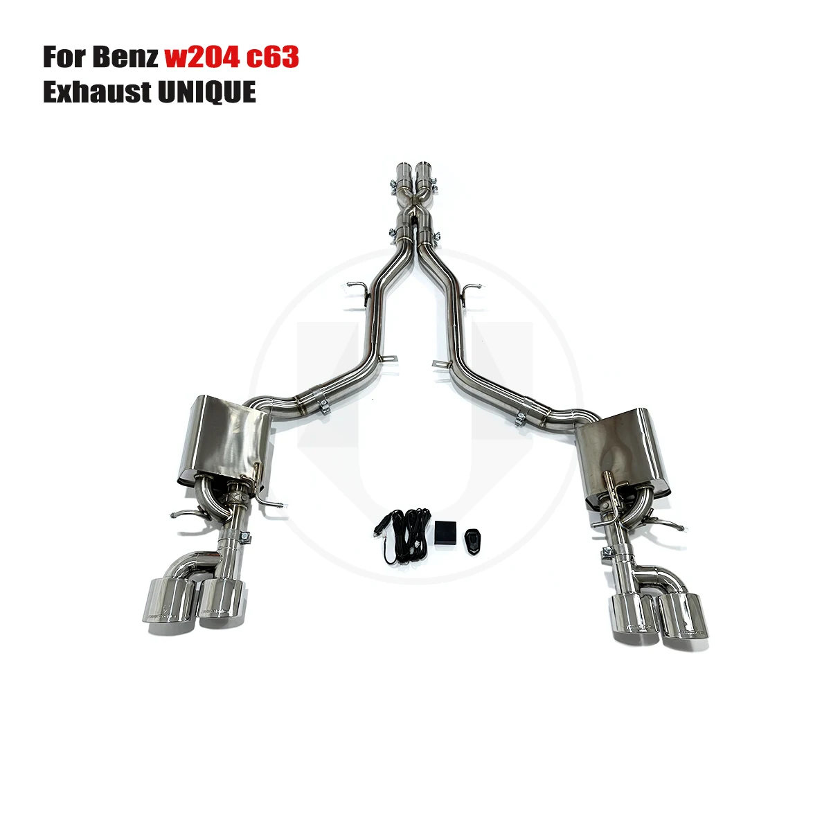 

UNIQUE For 2009-2014 Benz w204 c63 457 507 V8 6.2L performance valve exhaust system ss304 exhaust muffler