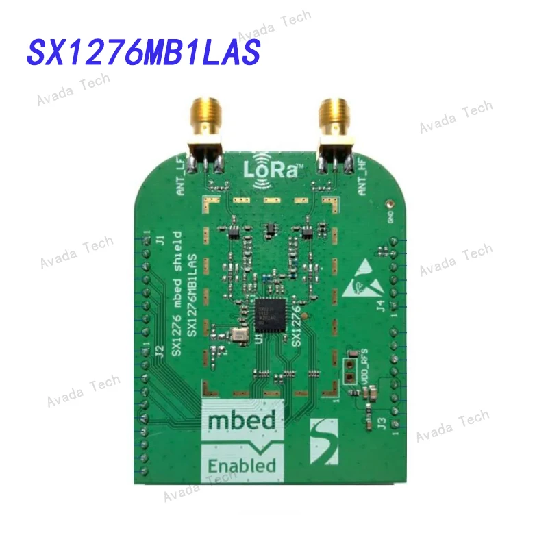 

Avada Tech SX1276MB1LAS Sub-GHz Development Tools SX1276 433/915MHz mbed shield