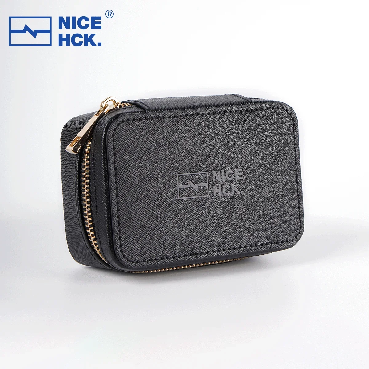 NiceHCK High Grade Zipper Earphone PU Storage Box IEM Accessory Large Capacity Portable Bag for Himalaya DragonScale DearOrpheus