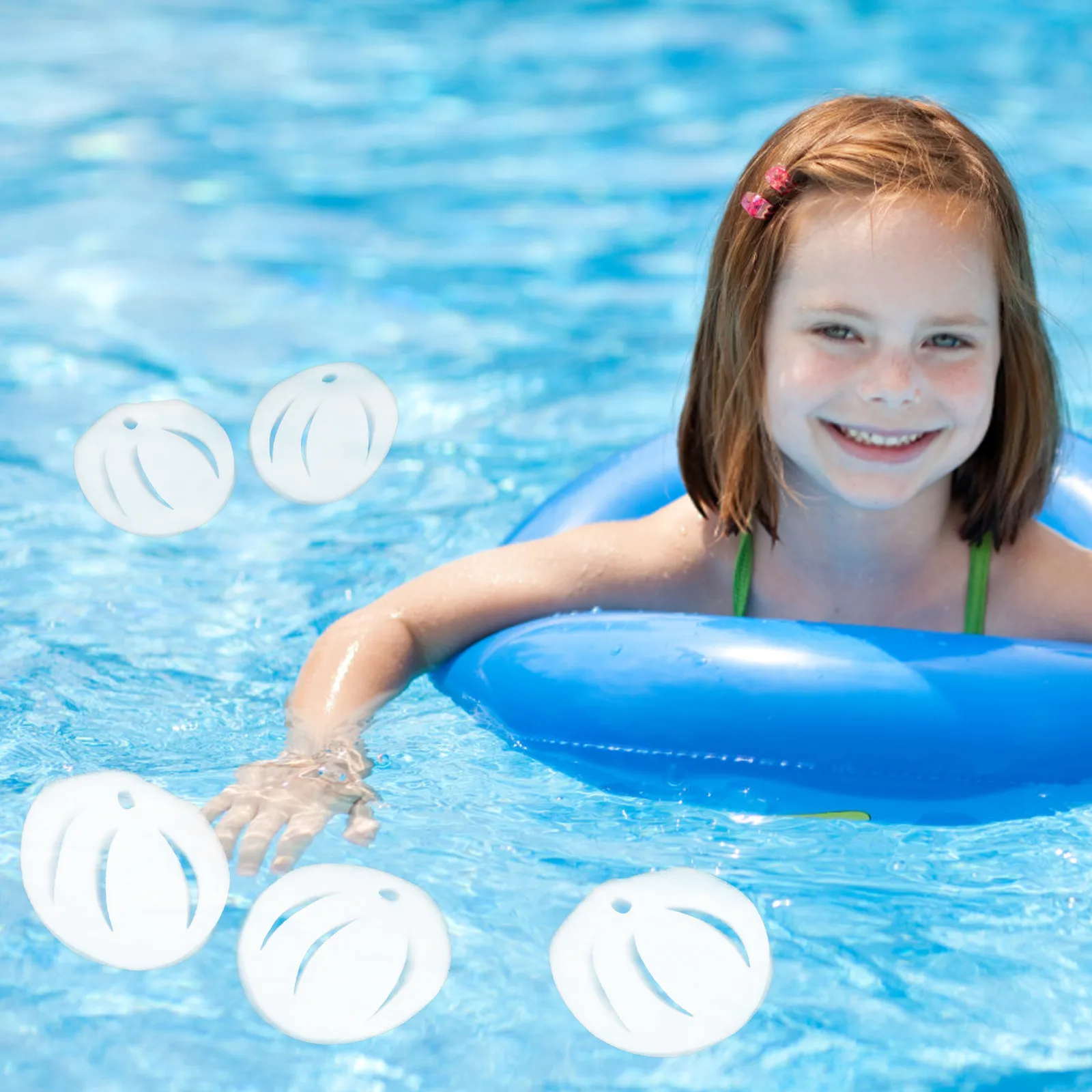 

Набор из 6 эффективных губок для удаления масла, простой дизайн, многоразовый инструмент для очистки, фильтрующая губка для бассейнов и ванн для удаления жира