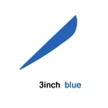 3in blue